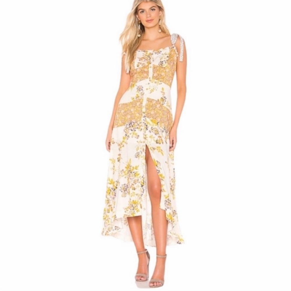 Free people floral Maxi Dress
